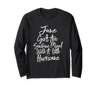 June Girls Sunshine Mixed Little Hurricane Maglia a Manica