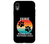 June Home For Wayward Dogs Cognome Custodia per iPhone XR