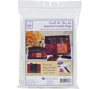 June Tailor Quilt As You Go - Sacchetti per cosmetici, 2 pezzi, colore: Nero, Nero
