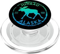 Juneau Alaska Alce sfumata Souvenir in difficoltà PopSockets PopGrip per MagSafe