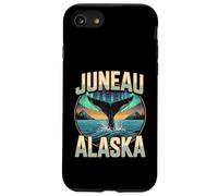 Juneau Alaska Balena Nord e Luci Paesaggio Custodia per iPhone SE (2020) / 7/8