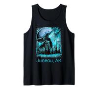 Juneau Alaska Howling Wolf Moon Forest Nature Lover Canotta
