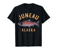Juneau Alaska Sockeye Pesca al Salmone Souvenir Maglietta