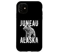 Juneau Alaska USA Grizzly Bear Design stile vintage Custodia per iPhone 11
