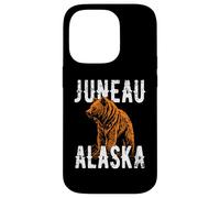 Juneau Alaska USA Grizzly Bear Design stile vintage Custodia per iPhone 14 Pro