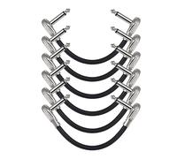 JUNELIONY Confezione da 6 Cavi Patch per Chitarra Cavi per Chitarra per Strumenti Acustici Cavi Effetto Duckhead da 12 Pollici