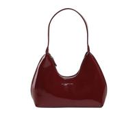 Junerain Borsa a tracolla rossa for donna Borsa hobo a mezzaluna Y2K Borsa tote piccola Borsa a tracolla da donna in pelle vegana Borsa sottobraccio Y2K rossa retrò Borsa alla moda autunnale