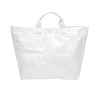 Junerain Borsetto in PVC BASSAGGIO BASSA CAMPIO SACCHE SHOPING SAMA SATCHEL PUNSE for LA SCHEN MORTE DONNA SHOPPE VIAGGI (BIANCO)