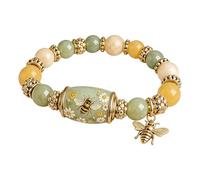 Junerain Bracciale di Benessere e Speranza Edizione Limitata 2026 con Charm Uccellino, Gioiello Primavera per Forza, Speranza e Gioia, Regali di Bijoux per Donne, Mamme, Sorelle e Amiche