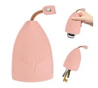 Junerain custodie for chiavi estraibili,custodia portachiavi for auto in pelle PU, portafogli for chiavi di grande governanti,carino tirare fuori auto chiave manica borsa for gli uomini le donne