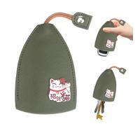 Junerain custodie for chiavi estraibili,custodia portachiavi for auto in pelle PU, portafogli for chiavi di grande governanti,carino tirare fuori auto chiave manica borsa for gli uomini le donne