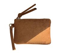 Junerain Mini Storage Borse PU Portafoglio di cordino morbido Mini Borsa for donne (marrone)