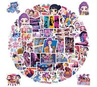 JUNERUN 110 Pezzi Kop Demon Hunter Adesivi, Sticker Anime, per Laptop Bagagli Bicicletta Skateboard Decalcomania per Bambini Adolescenti Adesivi per Adulti (A)