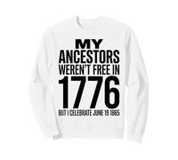 Juneteenth 1865 Freedom Ancestors Celebration Felpa