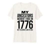 Juneteenth 1865 Freedom Ancestors Celebration Maglietta Premium