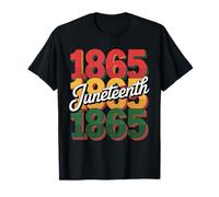Juneteenth 1865 Freedom History Pride Celebration Maglietta