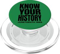 Juneteenth 1865 Know Your History Freedom Day PopSockets PopGrip per MagSafe