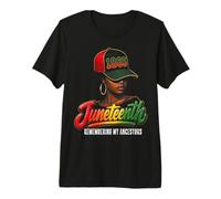 Juneteenth 1865 Remembering My Ancestors Black Women Maglietta Premium