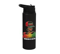 Juneteenth 1865 Remembering My Ancestors Black Women Stainless Steel Insulated Water Bottle