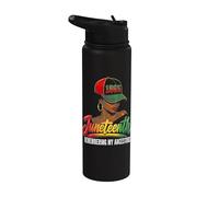 Juneteenth 1865 Remembering My Ancestors Black Women Stainless Steel Insulated Water Bottle