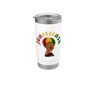 Juneteenth Black 1865, Mese della storia della libertà, Regina Bicchiere termico in acciaio inox doppia parete