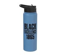 Juneteenth Black Excellence 1865 Stainless Steel Insulated Water Bottle