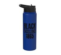 Juneteenth Black Excellence 1865 Stainless Steel Insulated Water Bottle