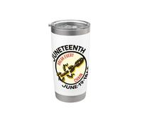 Juneteenth Break Every Chain 19 Giugno 1865 Uomini Donne Ragazzo Ragazza Bicchiere termico in acciaio inox doppia parete