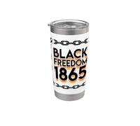 Juneteenth Break Every Chain Freeish 1865 Uomini Donne Ragazzo Ragazza Bicchiere termico in acciaio inox doppia parete