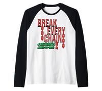 Juneteenth Break Every Chain Freeish 1865 Uomini Donne Ragazzo Ragazza Maglia con Maniche Raglan