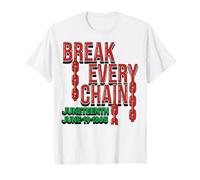 Juneteenth Break Every Chain Freeish 1865 Uomini Donne Ragazzo Ragazza Maglietta