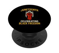 Juneteenth Celebrando Black Freedom Cool Women's African PopSockets PopGrip Adesivo