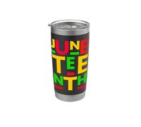 Juneteenth Celebrate il 1865 Black King Queen Melanin Boy Girl Bicchiere termico in acciaio inox doppia parete