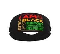 Juneteenth Day Determined I Am Proud Strong Black History Courageous Inspiring Fearless Smart Donna Uomo Fascia Capelli Antiscivolo Headband Elastica Fascia Sportiva Per Yoga Jogging Ciclismo