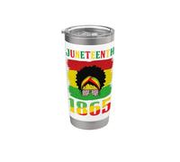 Juneteenth è il mio giorno dell'indipendenza Donne nere Orgoglio nero Bicchiere termico in acciaio inox doppia parete
