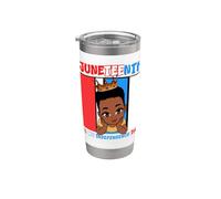 Juneteenth è il mio Giorno dell'Indipendenza Little Mister Black King Bicchiere termico in acciaio inox doppia parete