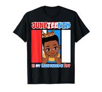Juneteenth è Il Mio Giorno dell'Indipendenza Little Mister Black King Maglietta