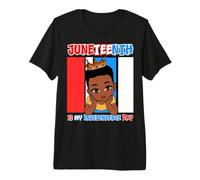 Juneteenth è Il Mio Giorno dell'Indipendenza Little Mister Black King Maglietta Premium