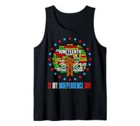 Juneteenth è la mia Regina dell'indipendenza melanina Donne Ragazza magia Canotta