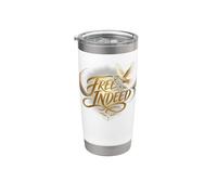 Juneteenth Free Indeed Dove Broken Chain Bicchiere termico in acciaio inox doppia parete