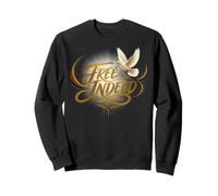 Juneteenth Free Indeed Dove Broken Chain Felpa