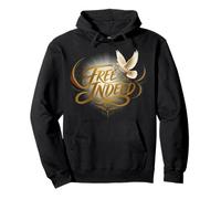 Juneteenth Free Indeed Dove Broken Chain Felpa con Cappuccio