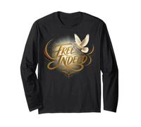 Juneteenth Free Indeed Dove Broken Chain Maglia a Manica