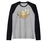 Juneteenth Free Indeed Dove Broken Chain Maglia con Maniche Raglan