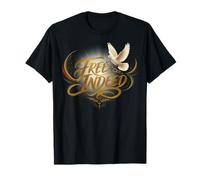 Juneteenth Free Indeed Dove Broken Chain Maglietta