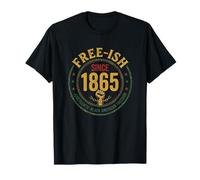 Juneteenth Free-Ish dal 1865 Prima libertà Nera Americana Maglietta