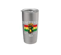 Juneteenth Free-Ish Since 1865 Bicchiere termico in acciaio inox doppia parete