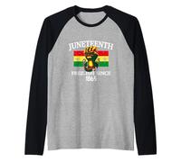Juneteenth Free-Ish Since 1865 Maglia con Maniche Raglan