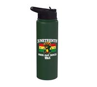 Juneteenth Free-Ish Since 1865 Stainless Steel Insulated Water Bottle