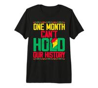 Juneteenth Freedom Black Un Mese Non può Contenere la Nostra Storia Maglietta Premium